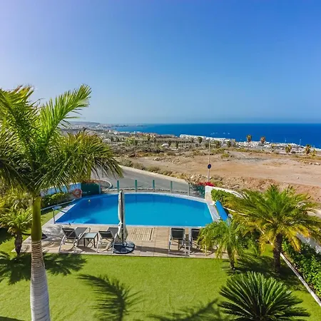 Eleonora, Luxury With Heated Pool Ocean View In Adeje, Tenerife 别墅 *