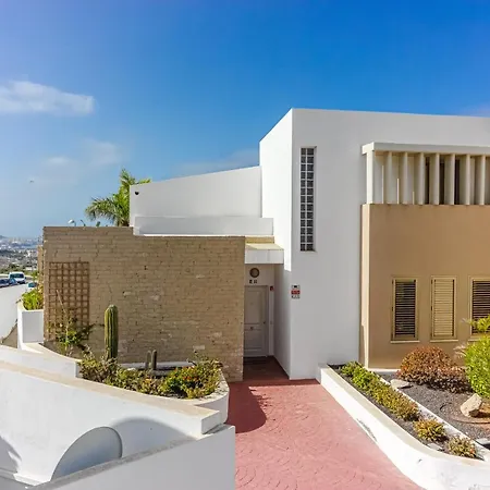 Eleonora, Luxury With Heated Pool Ocean View In Adeje, Tenerife 别墅 阿德耶