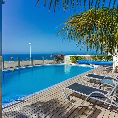 别墅 Eleonora, Luxury With Heated Pool Ocean View In Adeje, Tenerife 阿德耶