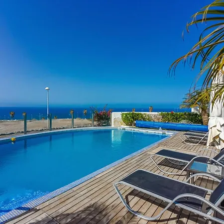 Eleonora, Luxury With Heated Pool Ocean View In Adeje, Tenerife * 阿德耶